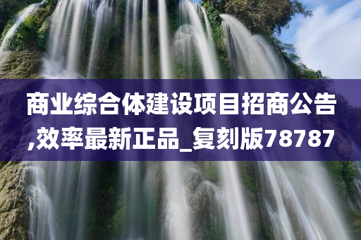 商业综合体建设项目招商公告,效率最新正品_复刻版78787