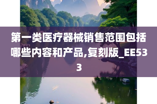 第一类医疗器械销售范围包括哪些内容和产品,复刻版_EE533