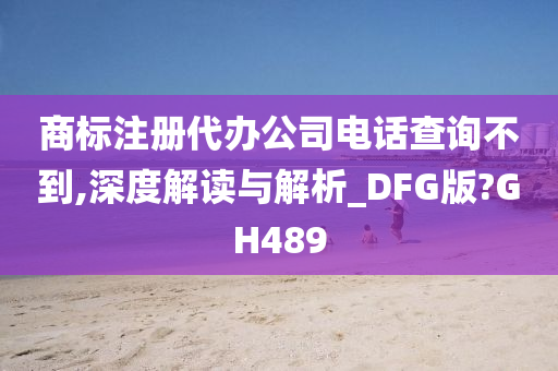 商标注册代办公司电话查询不到,深度解读与解析_DFG版?GH489