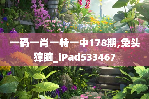 一码一肖一特一中178期,兔头獐脑_iPad533467