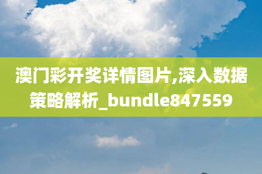 澳门彩开奖详情图片,深入数据策略解析_bundle847559