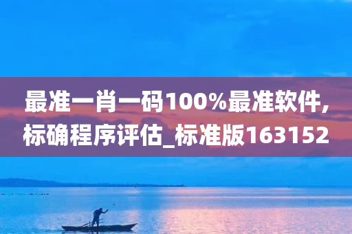 最准一肖一码100%最准软件,标确程序评估_标准版163152