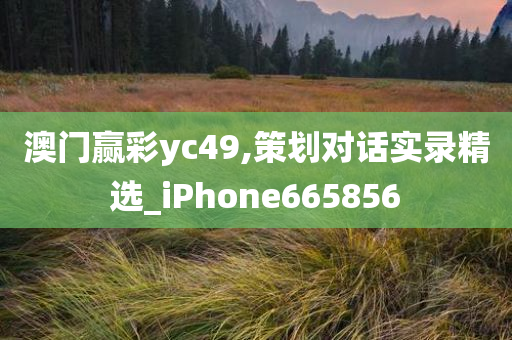 澳门赢彩yc49,策划对话实录精选_iPhone665856