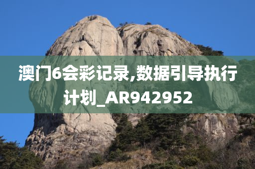 澳门6会彩记录,数据引导执行计划_AR942952