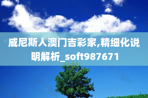 威尼斯人澳门吉彩家,精细化说明解析_soft987671