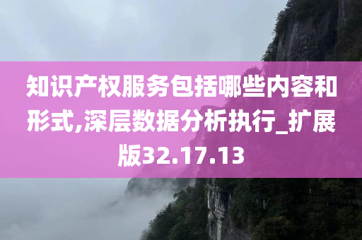 知识产权服务包括哪些内容和形式,深层数据分析执行_扩展版32.17.13