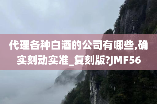 代理各种白酒的公司有哪些,确实刻动实准_复刻版?JMF56