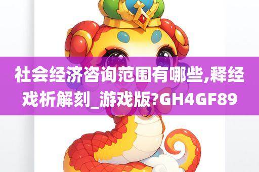 社会经济咨询范围有哪些,释经戏析解刻_游戏版?GH4GF89