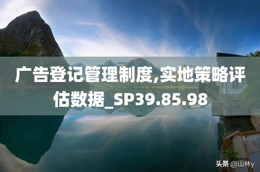 广告登记管理制度,实地策略评估数据_SP39.85.98