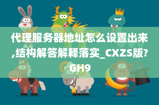 代理服务器地址怎么设置出来,结构解答解释落实_CXZS版?GH9