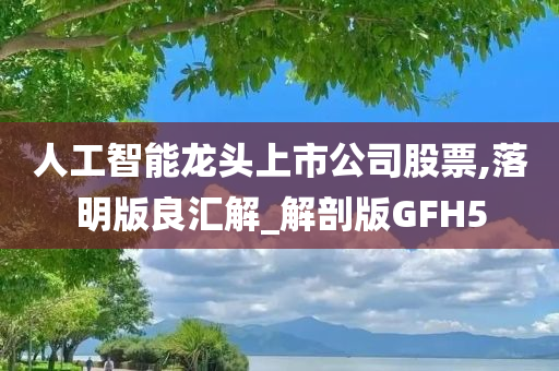 人工智能龙头上市公司股票,落明版良汇解_解剖版GFH5