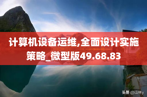 计算机设备运维,全面设计实施策略_微型版49.68.83