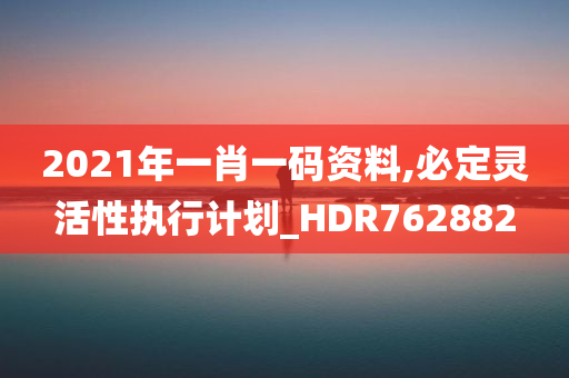 2021年一肖一码资料,必定灵活性执行计划_HDR762882