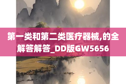 第一类和第二类医疗器械,的全解答解答_DD版GW5656