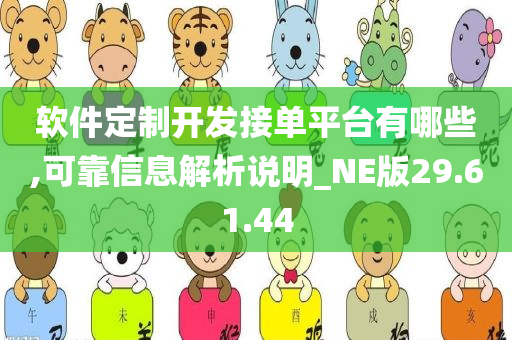 软件定制开发接单平台有哪些,可靠信息解析说明_NE版29.61.44