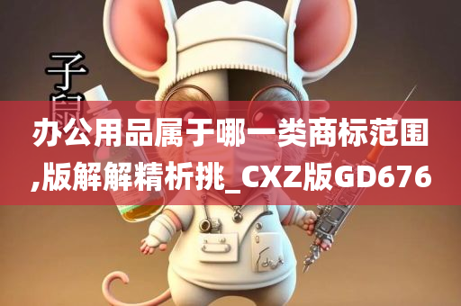 办公用品属于哪一类商标范围,版解解精析挑_CXZ版GD676