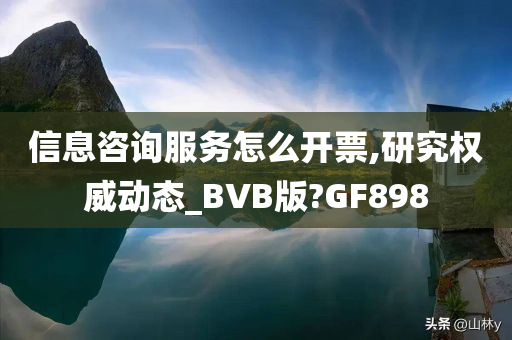 信息咨询服务怎么开票,研究权威动态_BVB版?GF898