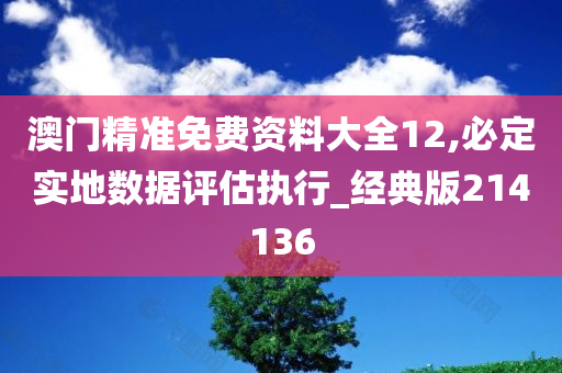 澳门精准免费资料大全12,必定实地数据评估执行_经典版214136