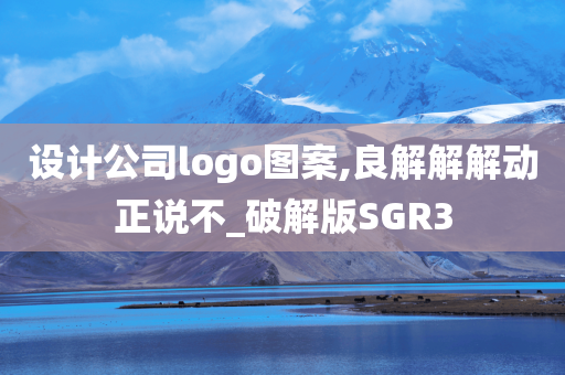 设计公司logo图案,良解解解动正说不_破解版SGR3