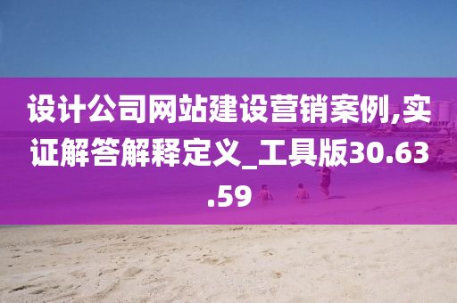 设计公司网站建设营销案例,实证解答解释定义_工具版30.63.59