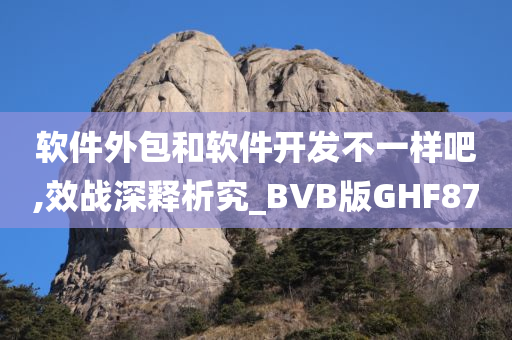 软件外包和软件开发不一样吧,效战深释析究_BVB版GHF87