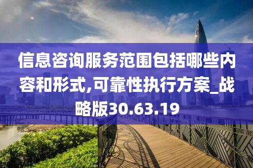 信息咨询服务范围包括哪些内容和形式,可靠性执行方案_战略版30.63.19