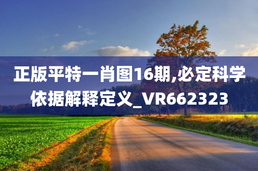 正版平特一肖图16期,必定科学依据解释定义_VR662323