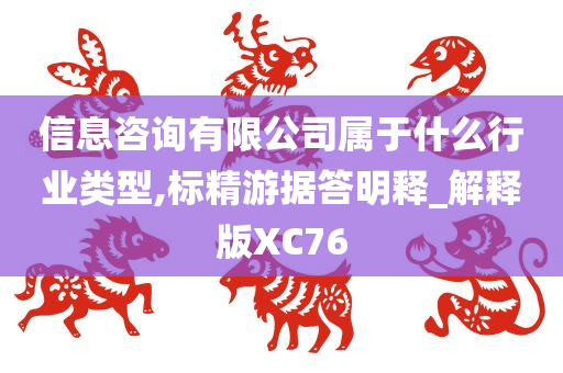 信息咨询有限公司属于什么行业类型,标精游据答明释_解释版XC76