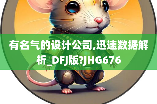 有名气的设计公司,迅速数据解析_DFJ版?JHG676