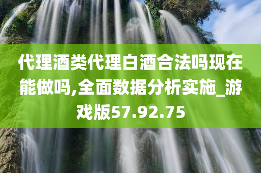 代理酒类代理白酒合法吗现在能做吗,全面数据分析实施_游戏版57.92.75