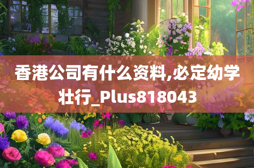 香港公司有什么资料,必定幼学壮行_Plus818043