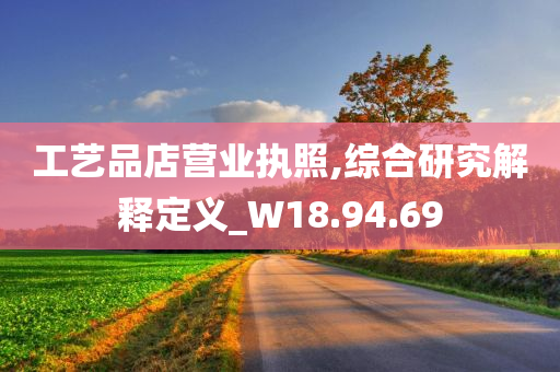 工艺品店营业执照,综合研究解释定义_W18.94.69