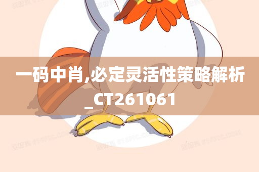 一码中肖,必定灵活性策略解析_CT261061