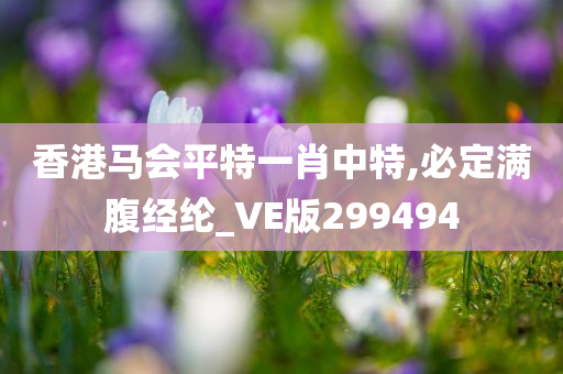 香港马会平特一肖中特,必定满腹经纶_VE版299494