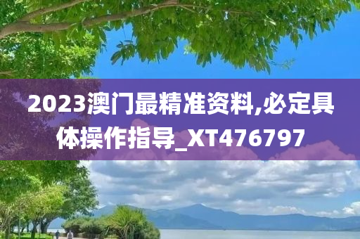 2023澳门最精准资料,必定具体操作指导_XT476797