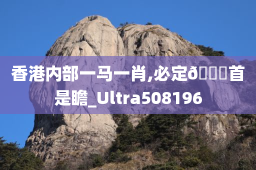 香港内部一马一肖,必定🐎首是瞻_Ultra508196