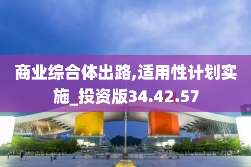 商业综合体出路,适用性计划实施_投资版34.42.57