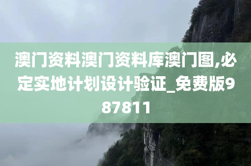 澳门资料澳门资料库澳门图,必定实地计划设计验证_免费版987811