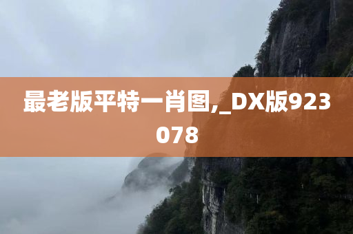 最老版平特一肖图,_DX版923078