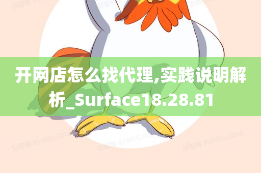 开网店怎么找代理,实践说明解析_Surface18.28.81