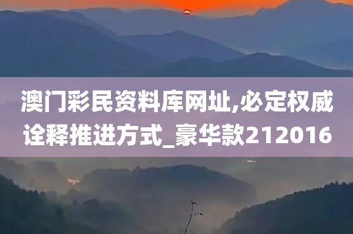 澳门彩民资料库网址,必定权威诠释推进方式_豪华款212016