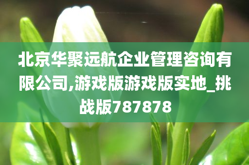 北京华聚远航企业管理咨询有限公司,游戏版游戏版实地_挑战版787878