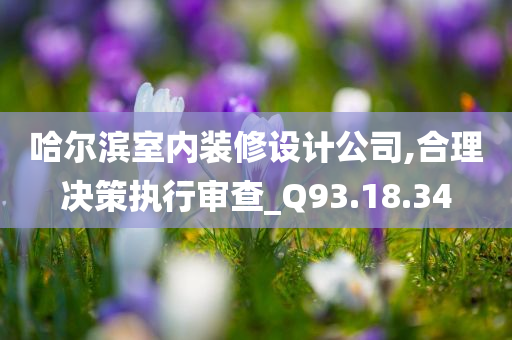 哈尔滨室内装修设计公司,合理决策执行审查_Q93.18.34