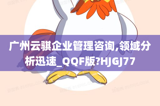 广州云骐企业管理咨询,领域分析迅速_QQF版?HJGJ77