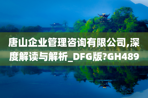 唐山企业管理咨询有限公司,深度解读与解析_DFG版?GH489