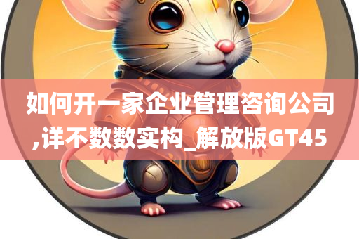 如何开一家企业管理咨询公司,详不数数实构_解放版GT45