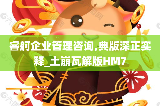 睿舸企业管理咨询,典版深正实释_土崩瓦解版HM7