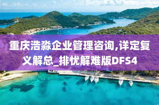 重庆浩淼企业管理咨询,详定复义解总_排忧解难版DFS4