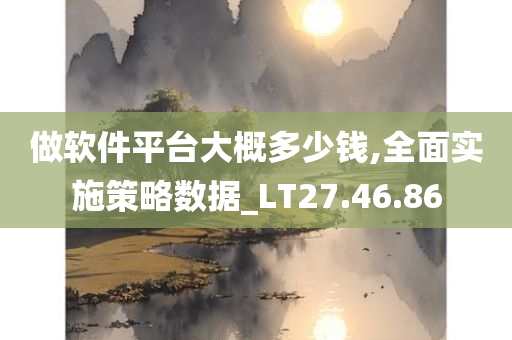 做软件平台大概多少钱,全面实施策略数据_LT27.46.86