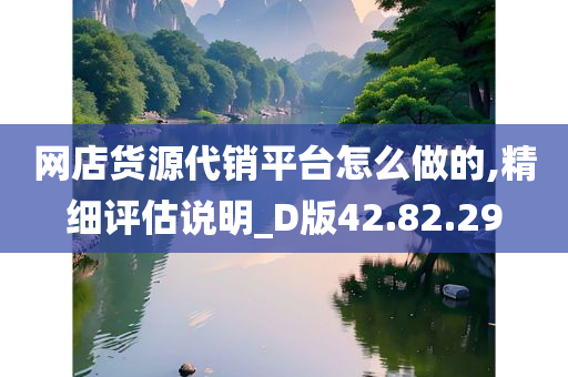 网店货源代销平台怎么做的,精细评估说明_D版42.82.29